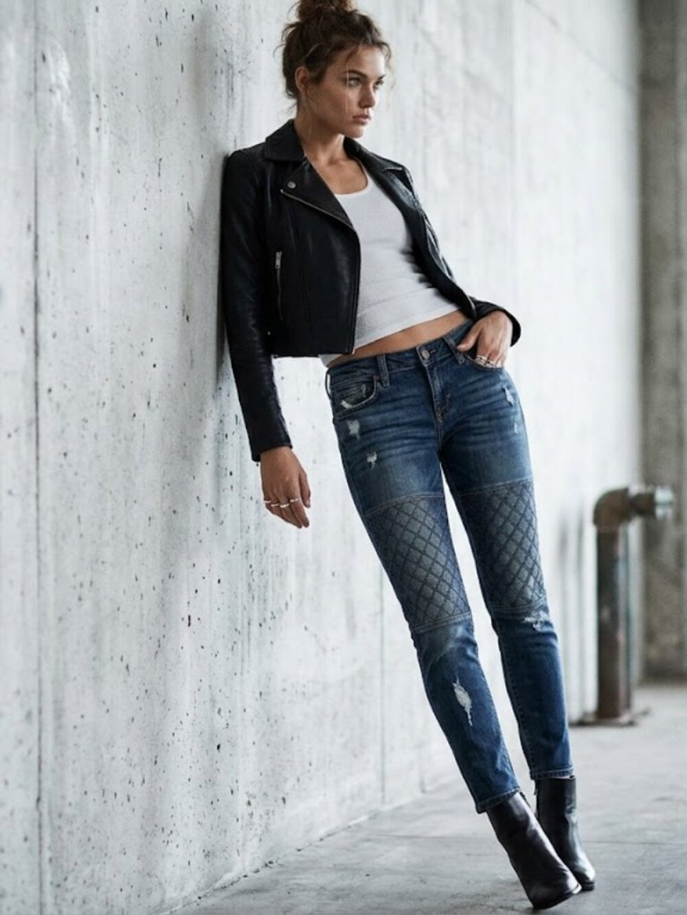 Express Jeans Stella Low Rise Skinny Pant leggings